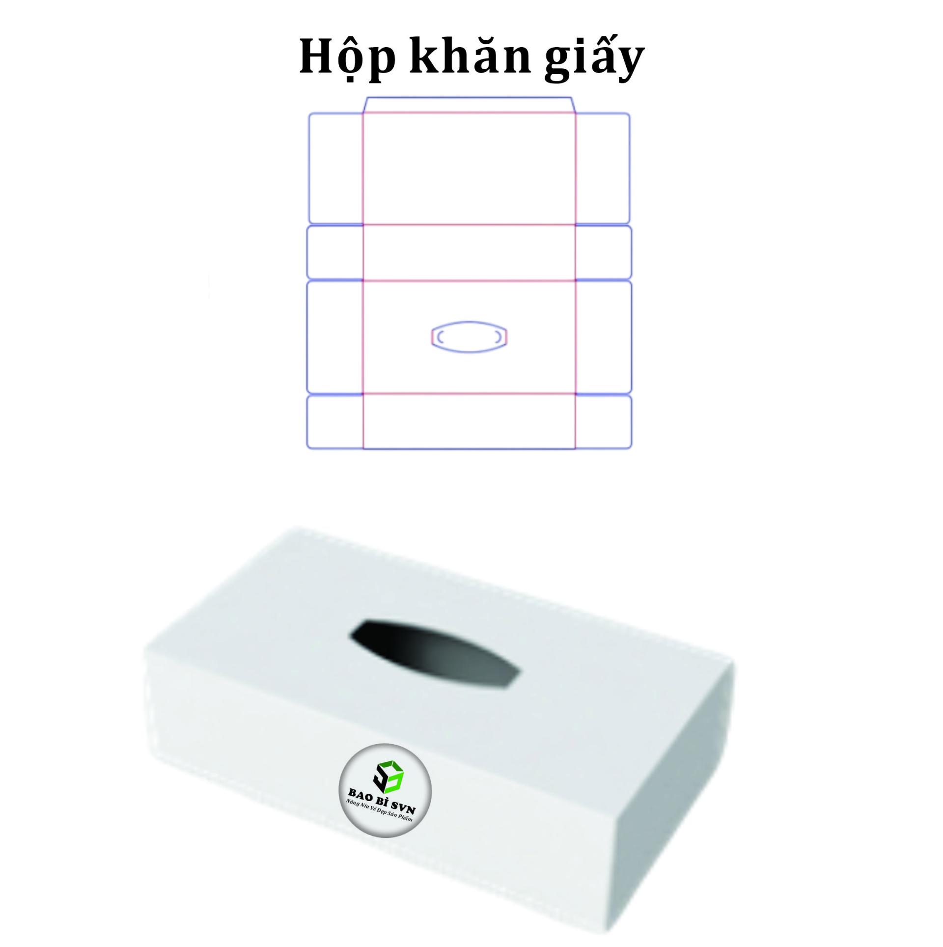 Hộp khăn giấy - Bao Bì SVN